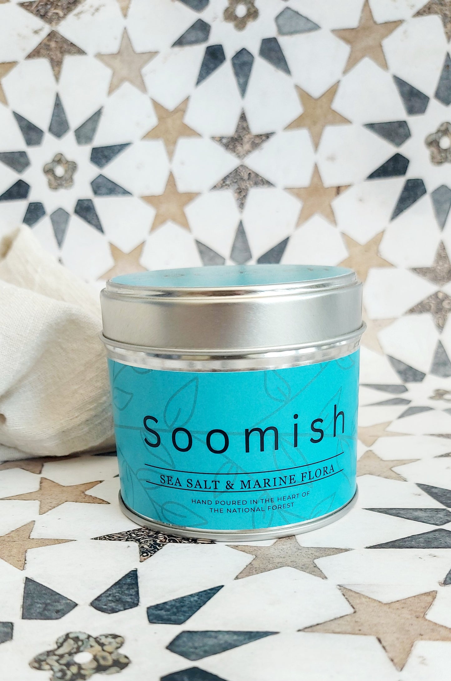 Sea Salt & Marine Flora Tin Candle