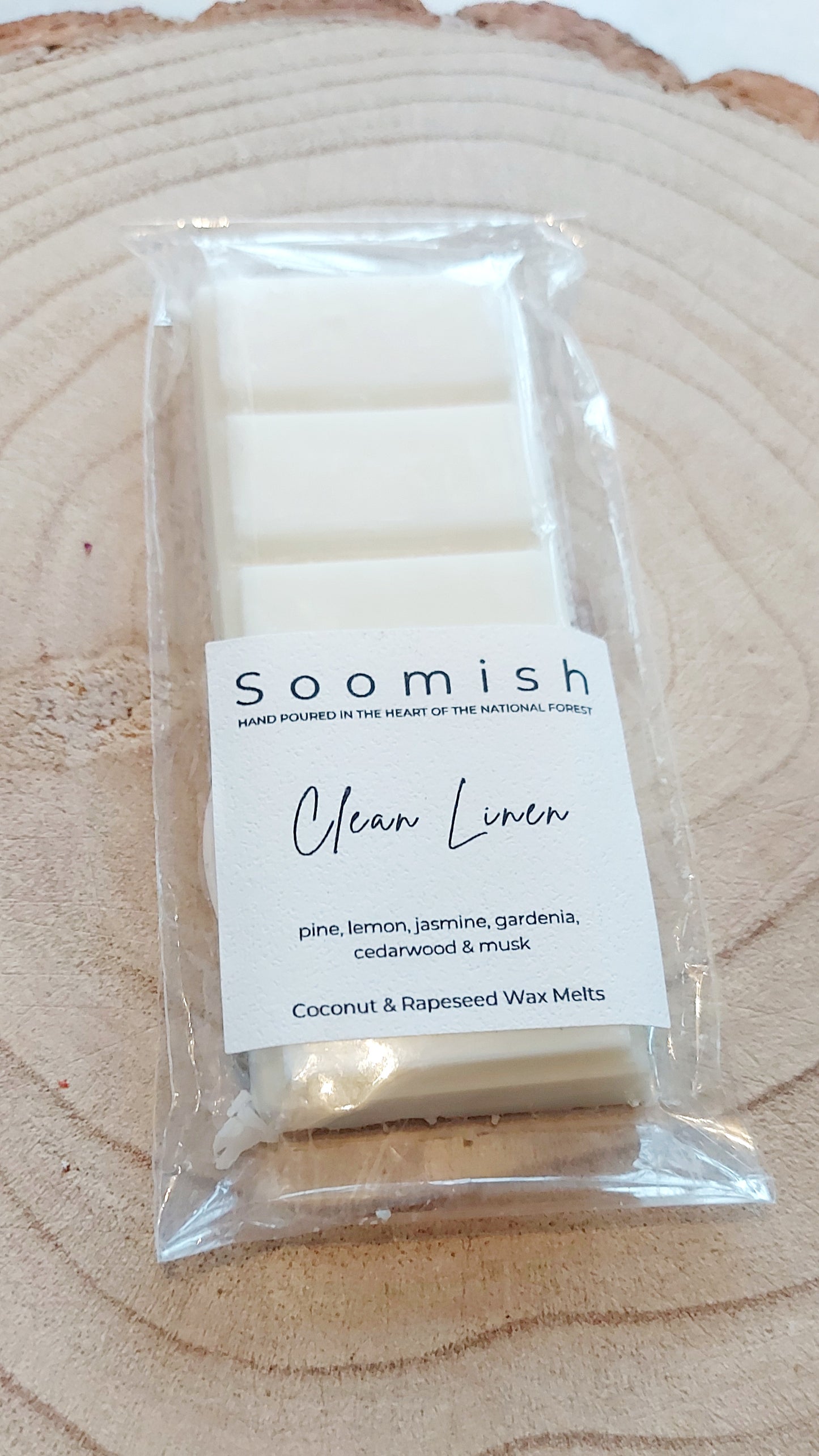 Wax Melt Snap Bar - Clean Linen - SUPER SECONDS FESTIVAL 2025