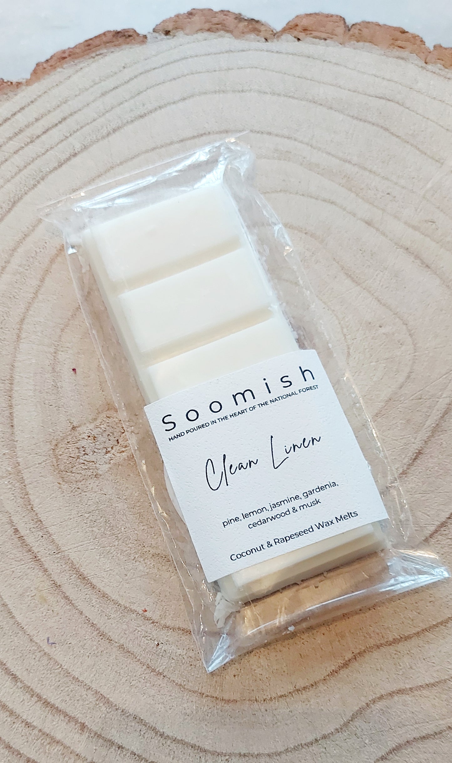 Wax Melt Snap Bar - Clean Linen - SUPER SECONDS FESTIVAL 2025