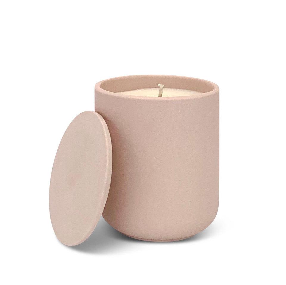 Refillable Candle Pot & Refill - Light Pink