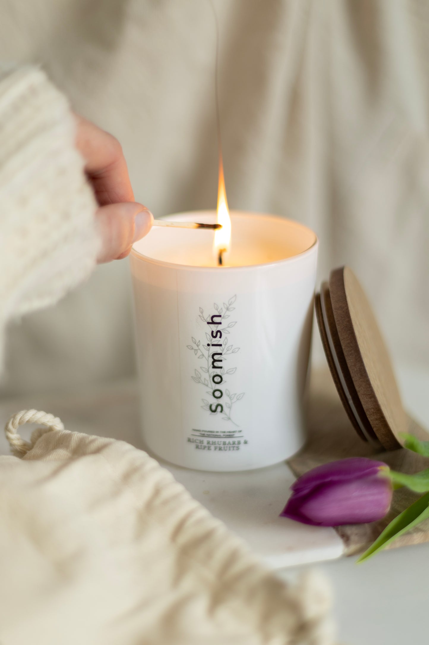 RICH RHUBARB & RIPE FRUITS CANDLE - SUPER SECONDS FESTIVAL 2025
