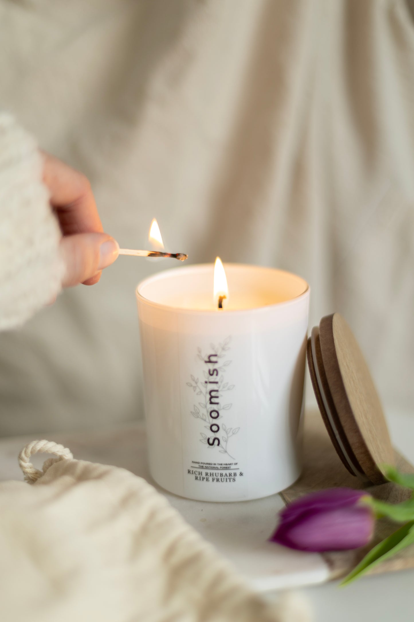RICH RHUBARB & RIPE FRUITS CANDLE - SUPER SECONDS FESTIVAL 2025
