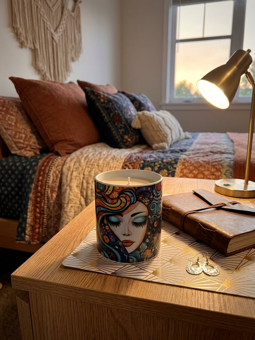 Art Candles - Boho Girl - Herbs & Lavender fragrance