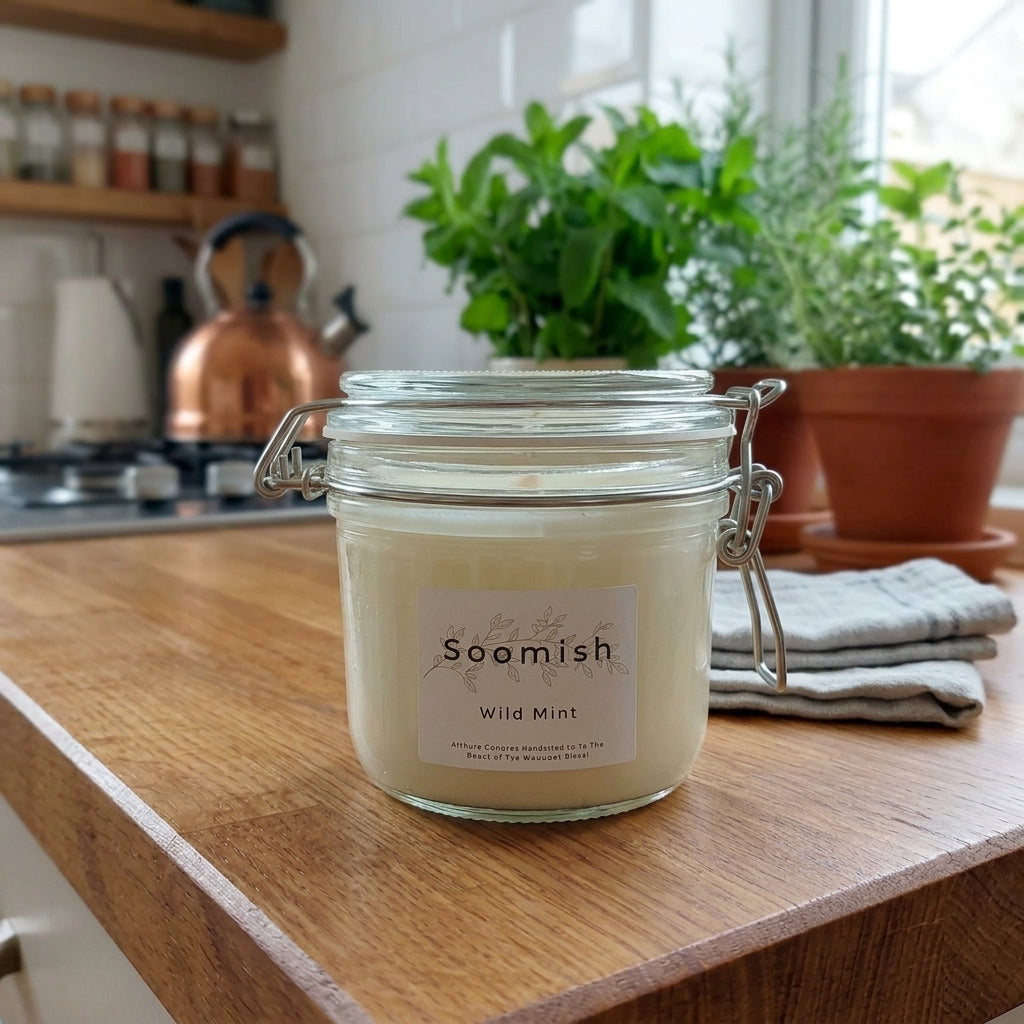 Wild Mint Kitchen Candle