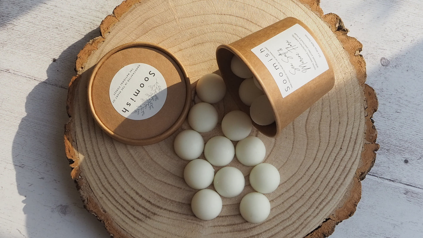 Soomish Wax Melt Pot - 20 Wax Melt Domes - Sea Salt & Marine Flora