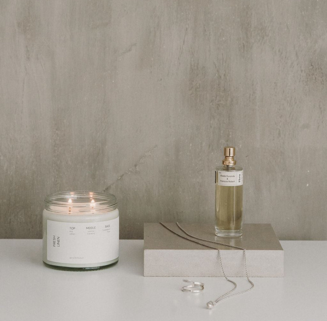Clean Linen Natural Soy Wax Candle - SUPER SECONDS FESTIVAL 2025