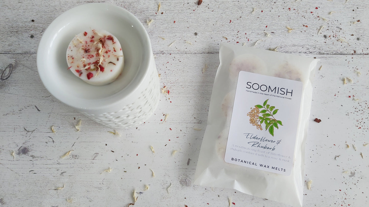 Elderflower & Rhubarb Botanical Wax Melts