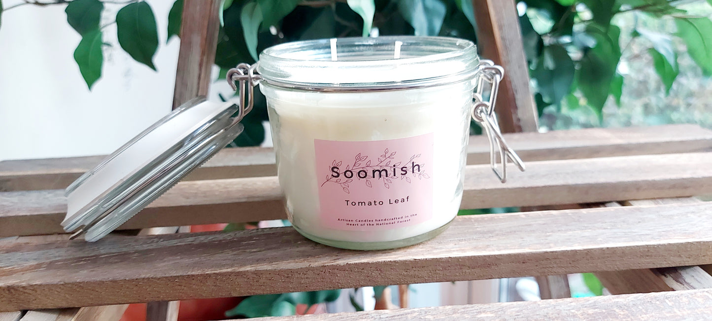 Tomato Leaf Kitchen Candle