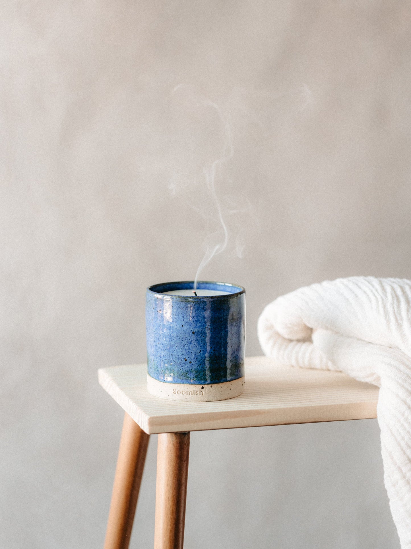 MARINE BLUE SPECKLE GLAZE POT - Super Seconds Festival 2025
