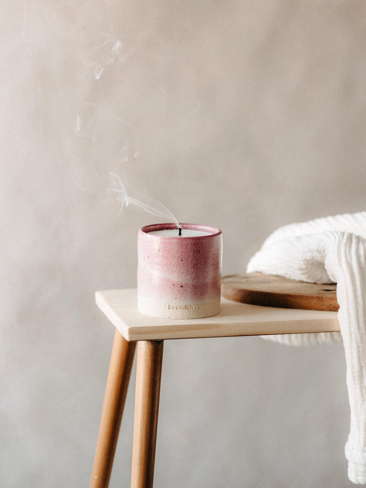 PINK BLUSH SPECKLE GLAZE POT - Super Seconds Festival 2025