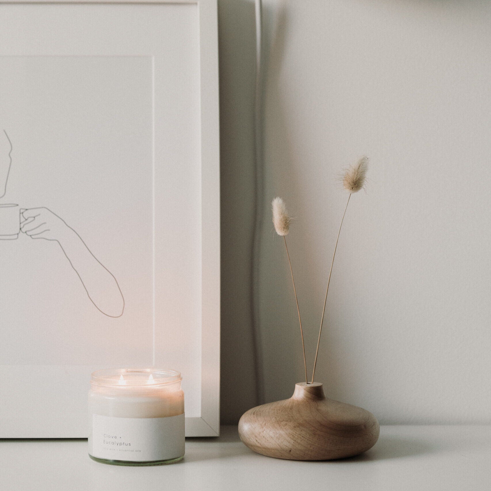 Clove + Eucalyptus Essential oil candle wholesale Soomish