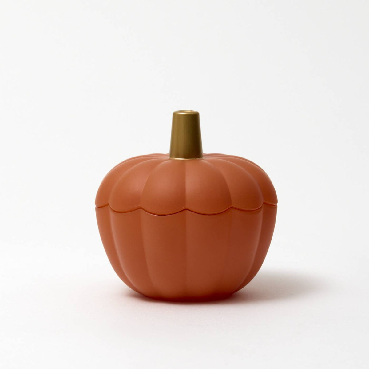 Glass Pumpkin Candle - Matte Orange - choice of fragrance