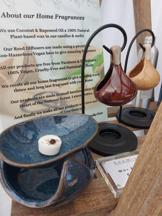 Hanging Teardrop Burner Wax/Oil Burner Reactive Glaze