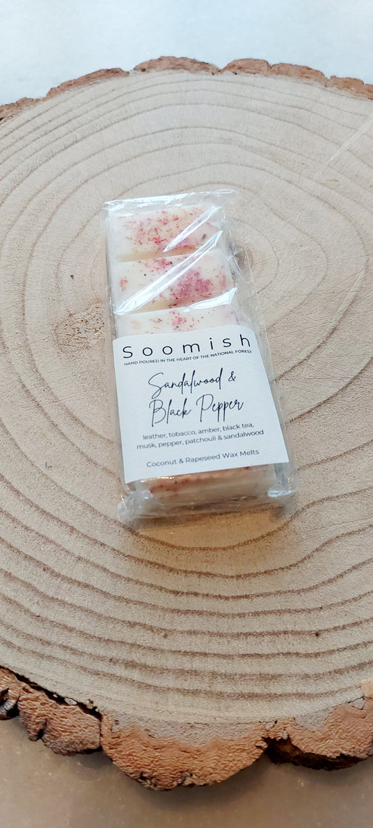 Wax Melt Snap Bar - Sandalwood & Black Pepper - SUPER SECONDS FESTIVAL 2025
