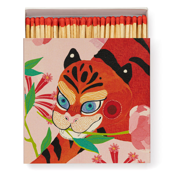 Tiger with Peony long matches by Archivist