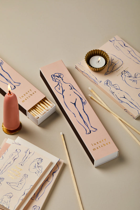Wanderlust Paper Co. Nude Extra-long Matches by Archivist - SUPER SECONDS FESTIVAL 2025