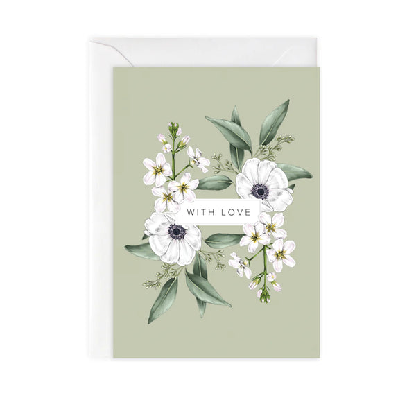 Wild Meadow 'With Love' Greeting Card