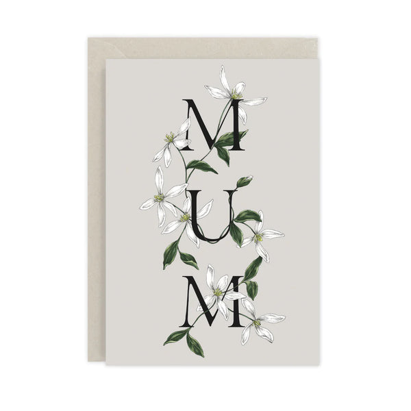 Spring Blossom 'MUM' Blank Card