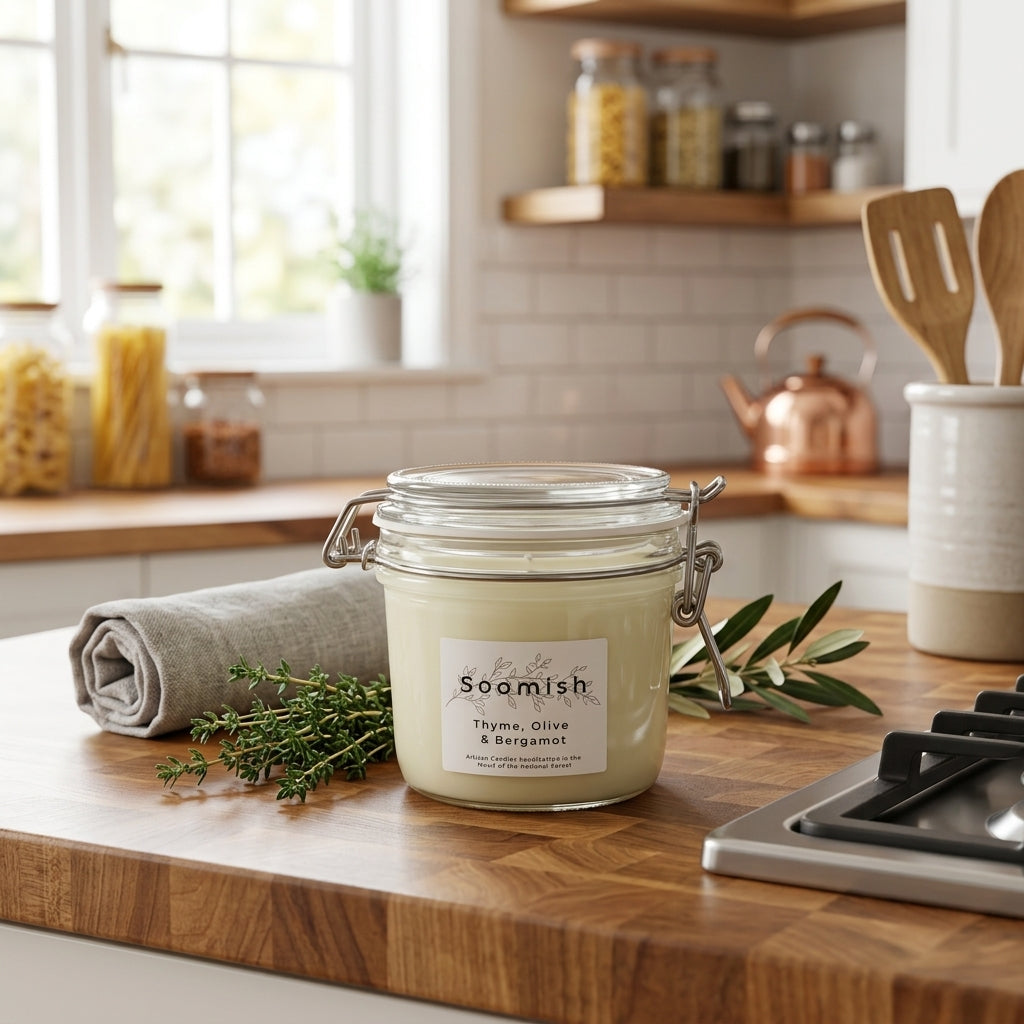 Thyme, Olive & Bergamot Kitchen Candle