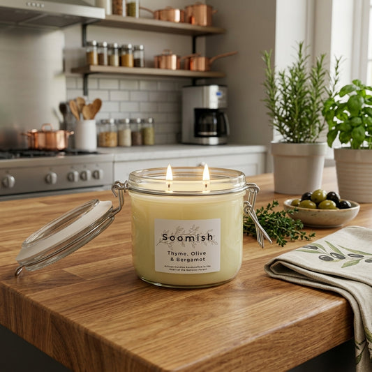 Thyme, Olive & Bergamot Kitchen Candle