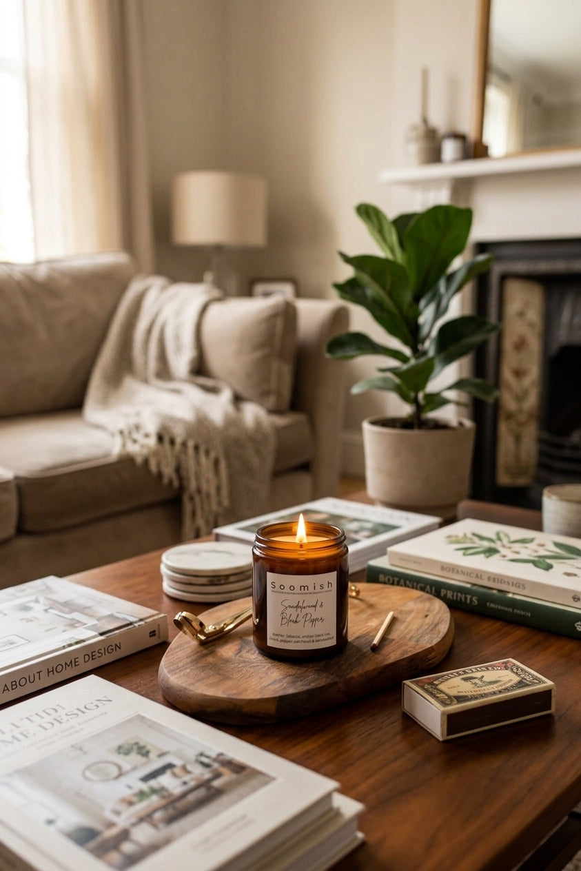 Sandalwood & Black Pepper 180ml Candle