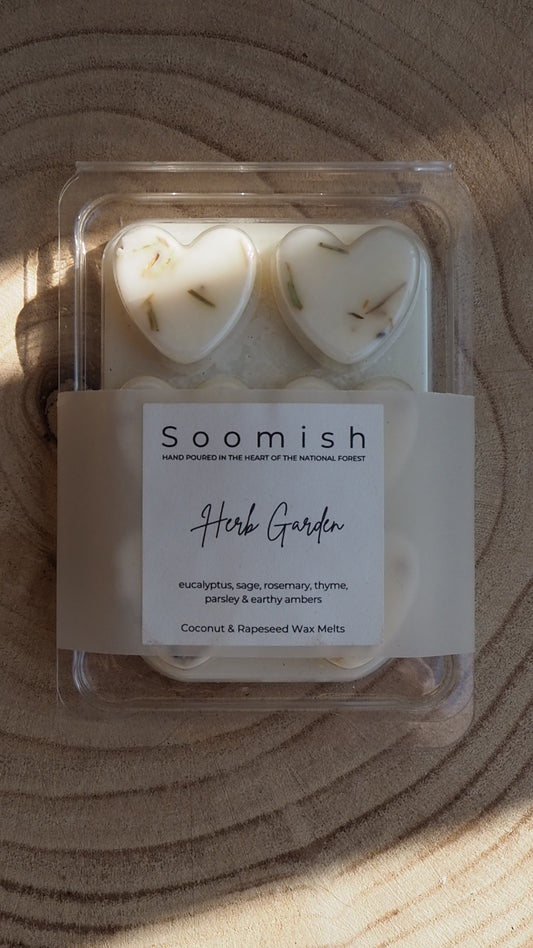 Wax Melt Heart Clamshell - Herb Garden - SUPER SECONDS FESTIVAL 2025