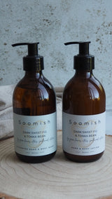 Dark Sweet Fig & Tonka Bean Cleansing Hand & Body Wash/Lotion - SUPER SECONDS FESTIVAL