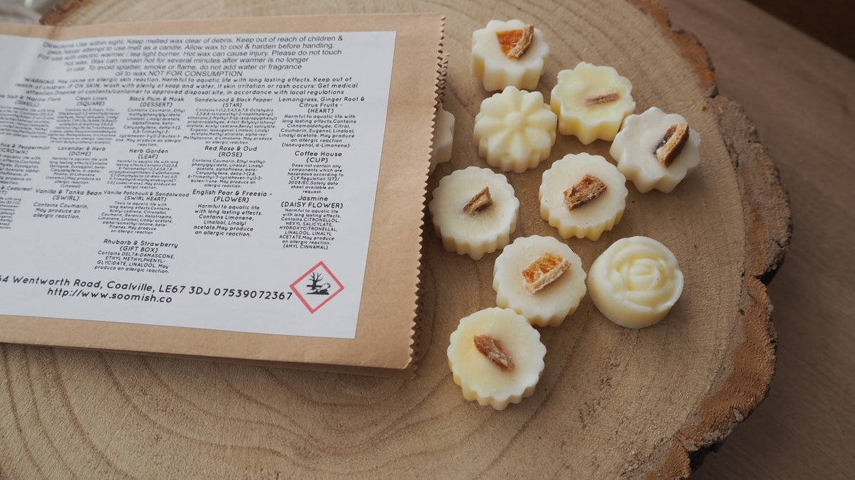 WAX MELT PICK & MIX - CHOCOLATE ORANGE - 10 Melts In Bag - SUPER SECONDS FESTIVAL