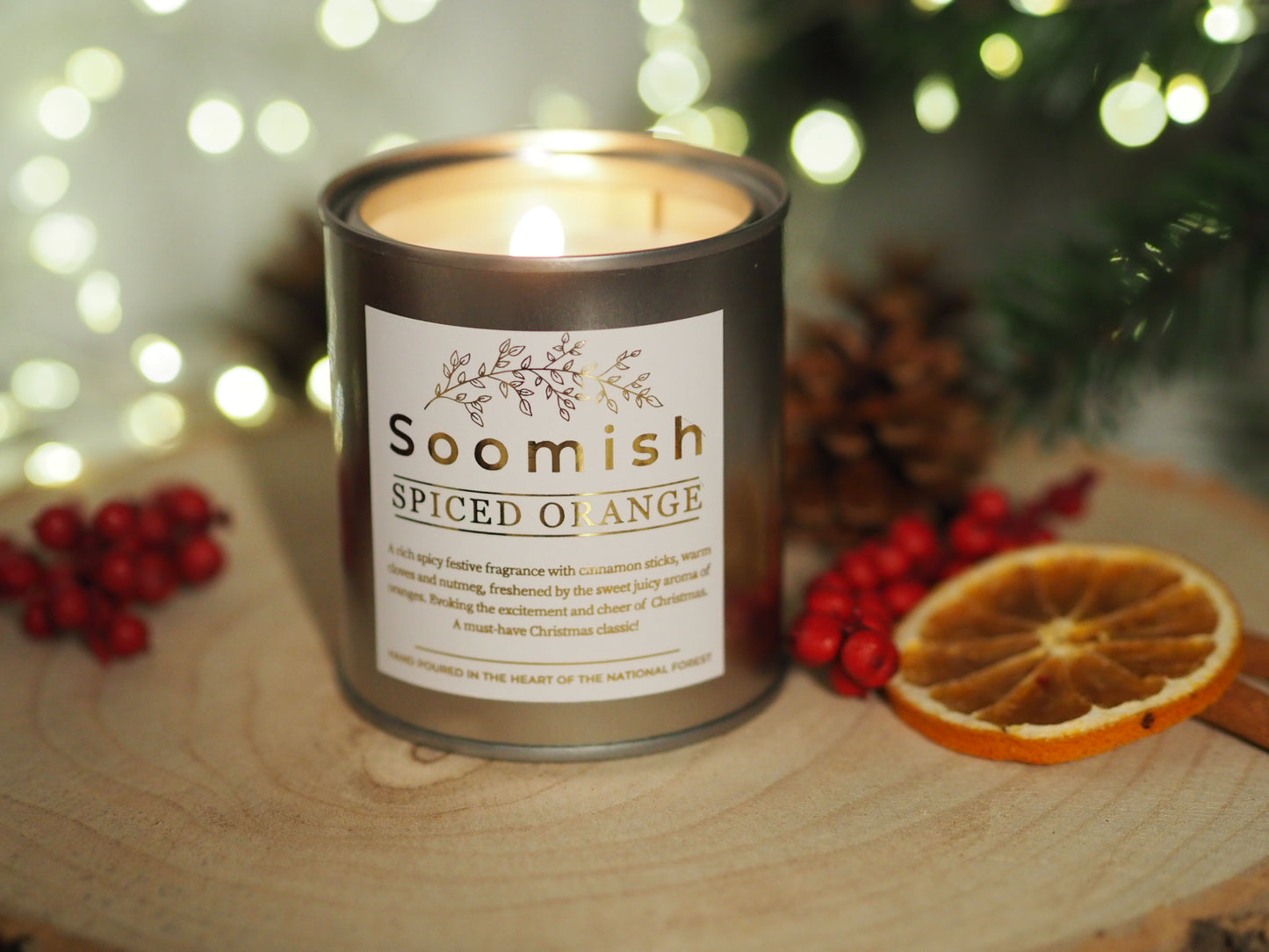 Spiced Orange Tin Candle