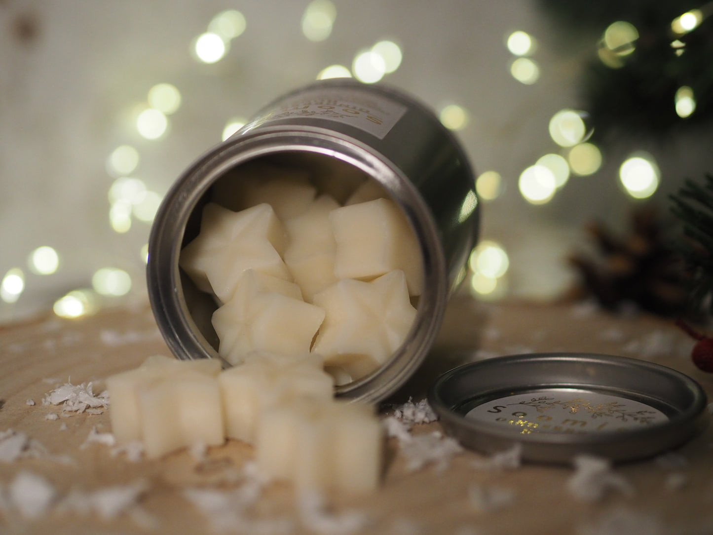 Gingerbread House Wax Melt Stars Tin