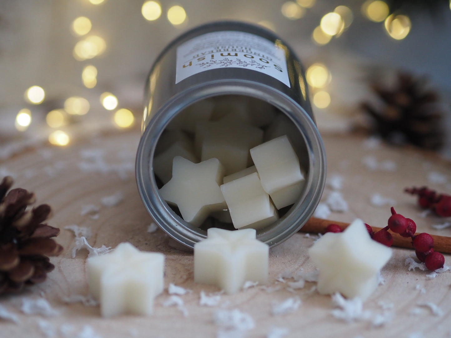 Gingerbread House Wax Melt Stars Tin