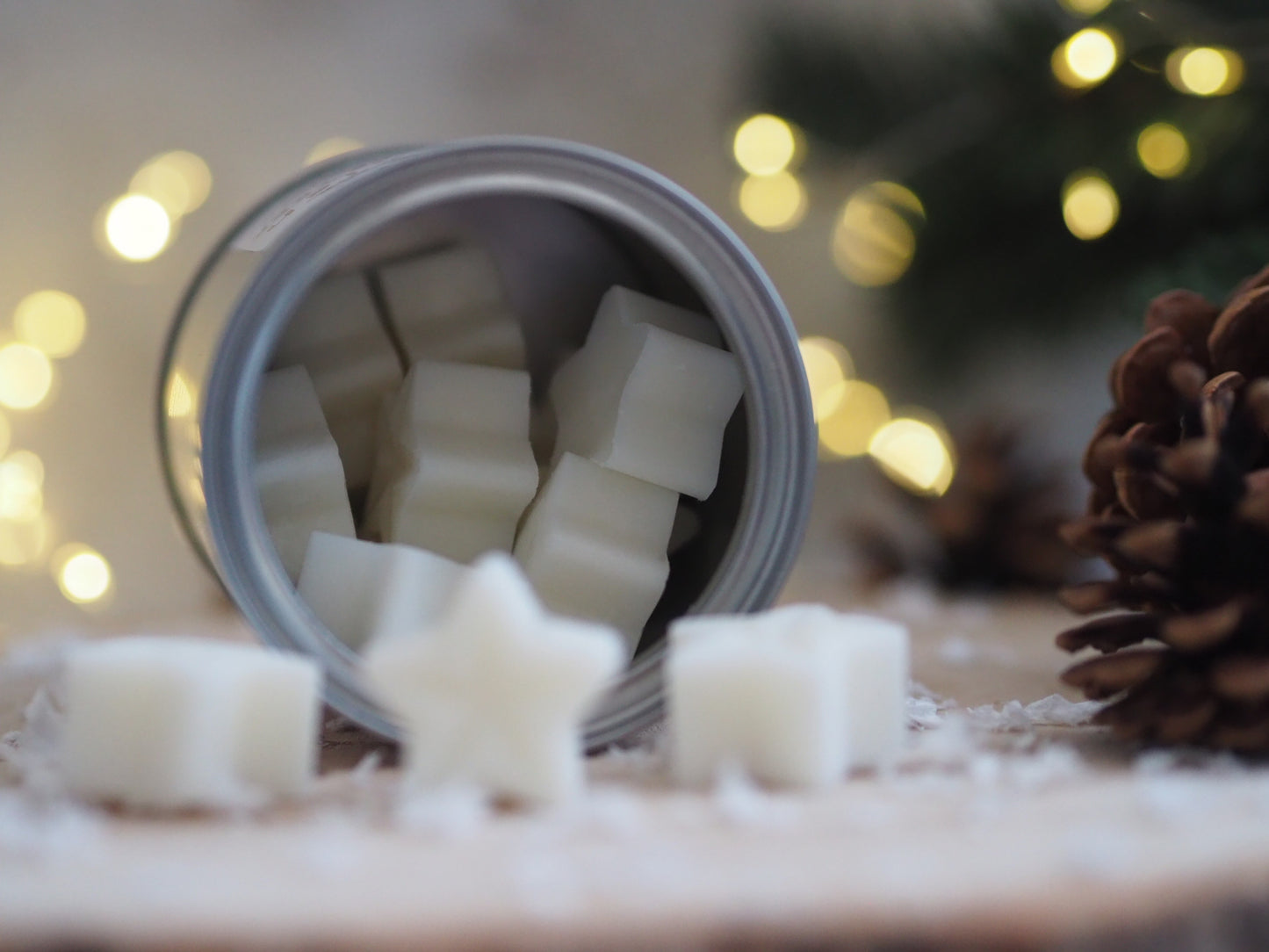 Christmas Tree Wax Melt Stars Tin