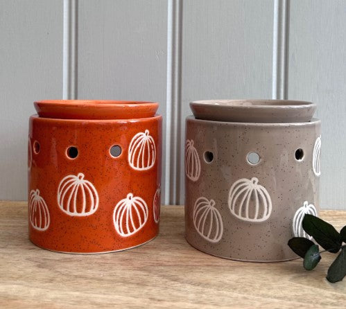 TWO PIECE PUMPKIN WAX BURNER - SUPER SECONDS FESTIVAL 2025
