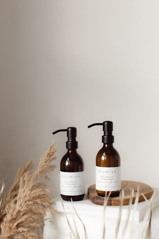 Dark Sweet Fig & Tonka Bean Cleansing Hand & Body Wash/Lotion