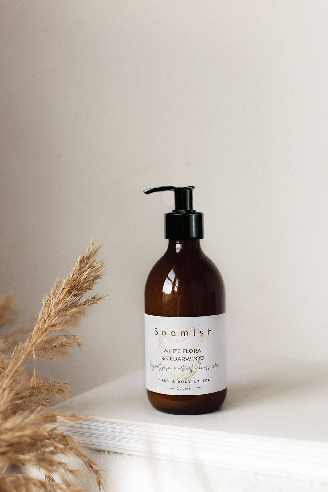 White Flora & Cedarwood Hand & Body Wash/Lotion 300ml