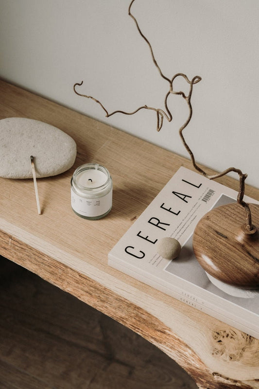 Neroli and Ylang Ylang Scented Candle, Modern Soy Candle, Minimal Soy Candle, Handmade Soy Candle Vegan & Cruelty Free
