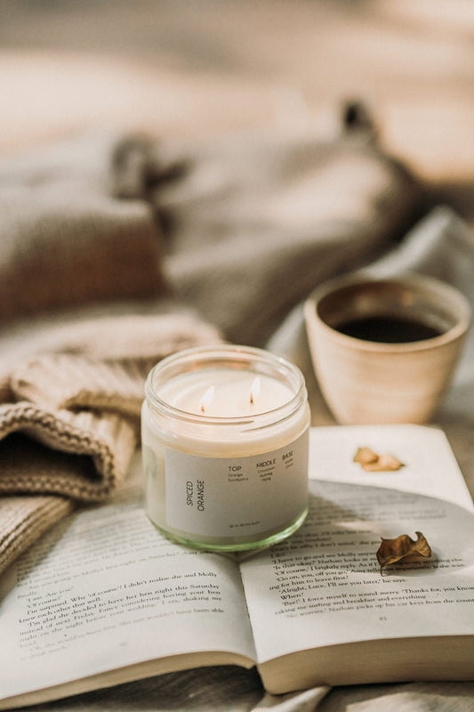 Spiced Orange Scented Soy Candle | Natural Soy Candle Vegan & Cruelty Free
