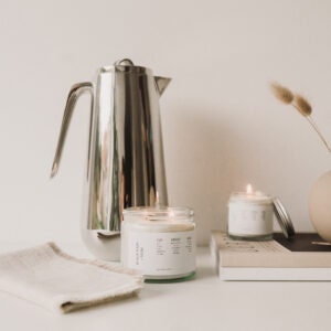 Black Plum + Musk Natural Soy Candle