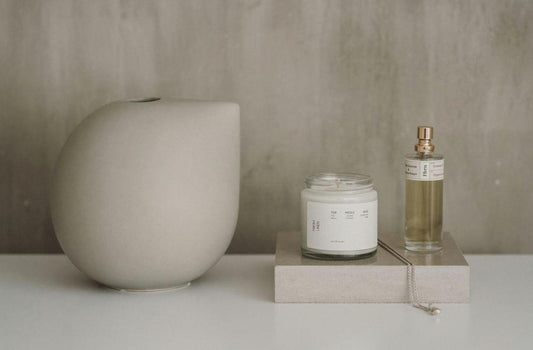 Clean Linen Natural Soy Candle, Modern Soy Candle, Minimal Soy Candle, Handmade Soy Candle Vegan & Cruelty Free