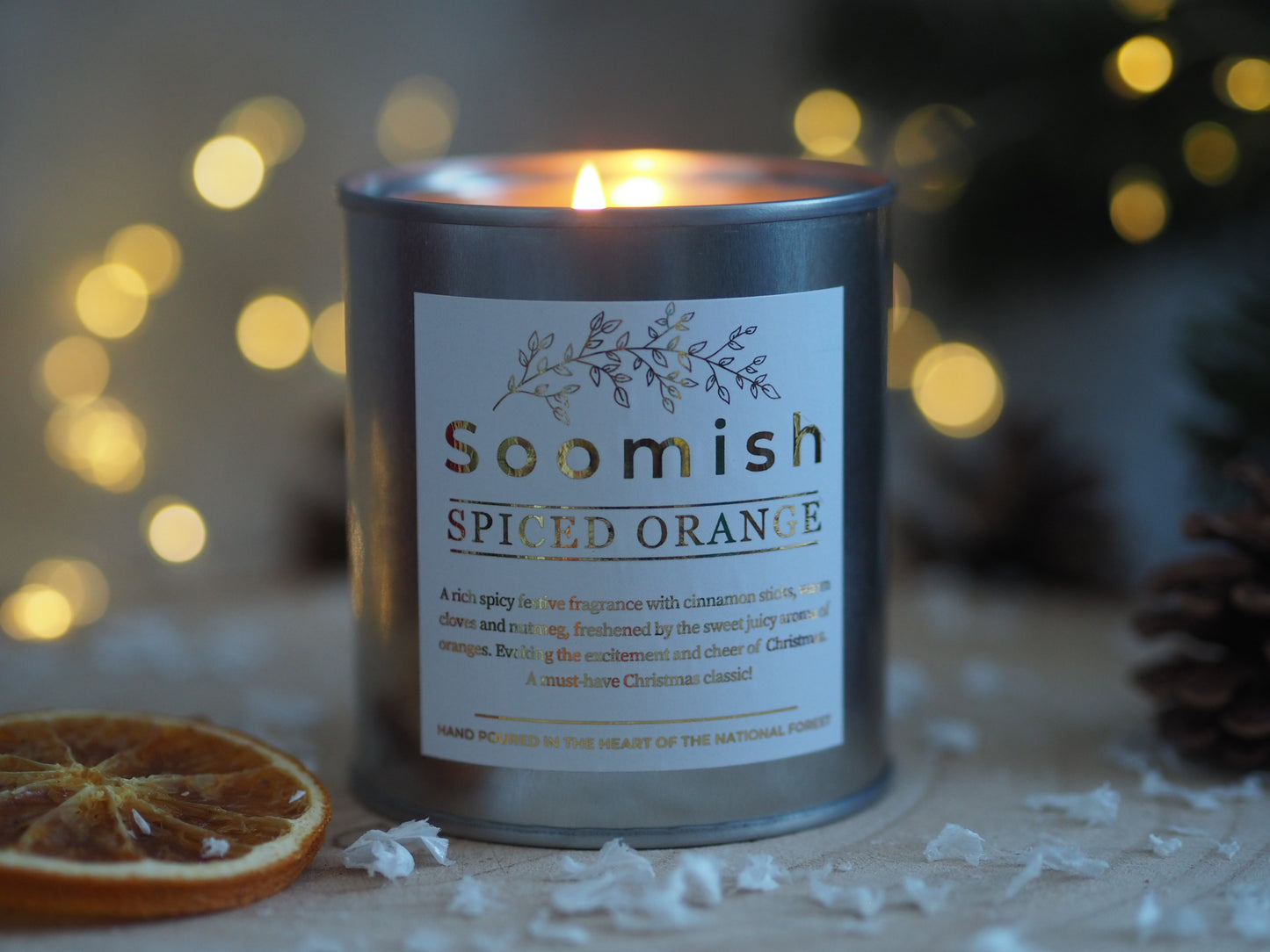 Spiced Orange Tin Candle