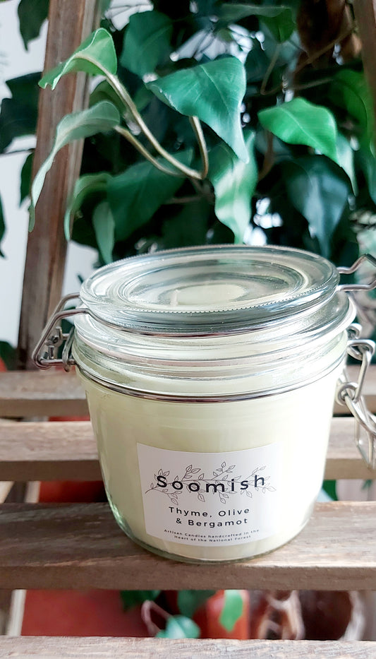 Thyme, Olive & Bergamot Kitchen Candle