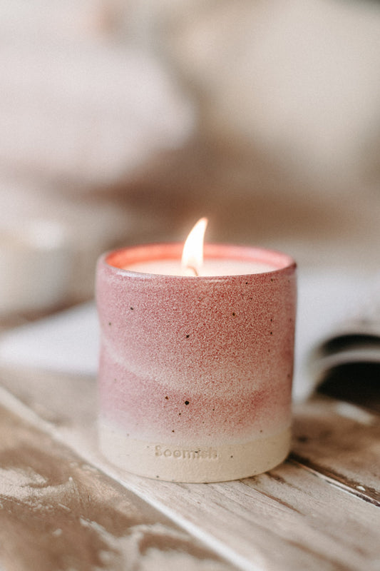 PINK BLUSH SPECKLE GLAZE POT - Super Seconds Festival 2025