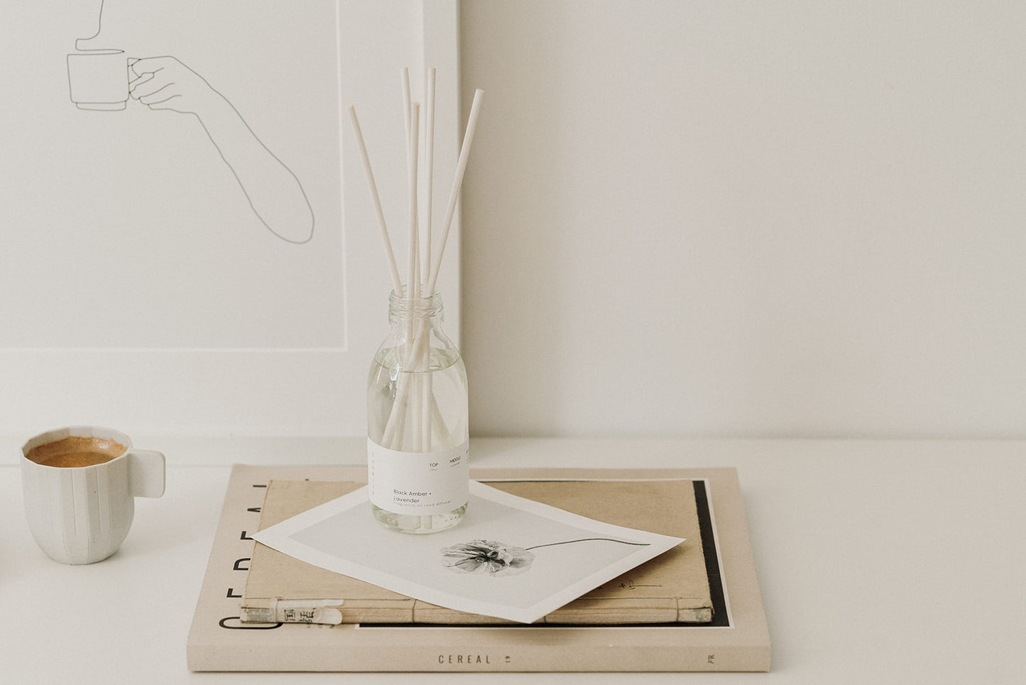 Black Amber + Lavender Reed Diffuser