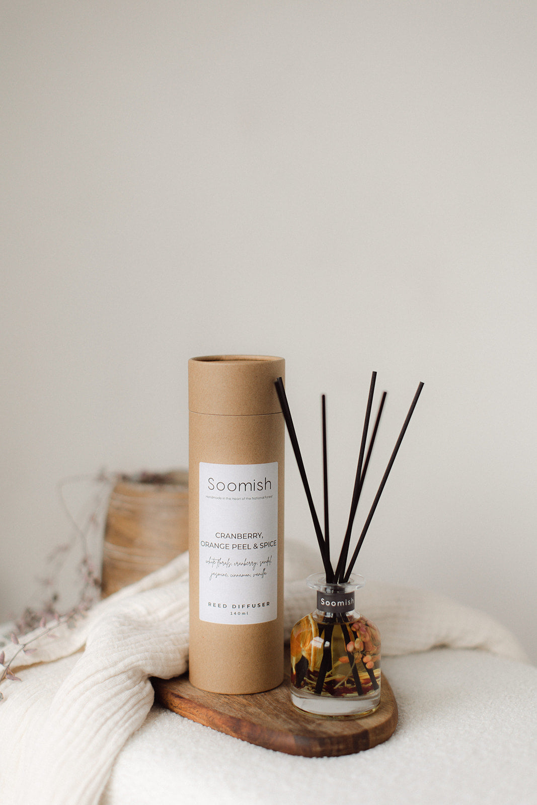 Cranberry Orange Peel & Spice Botanical Reed Diffuser