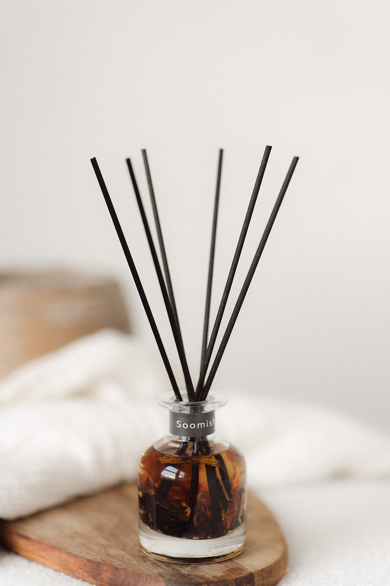 Sweet Honey & Tobacco Leaf Botanical Reed Diffuser – Soomish