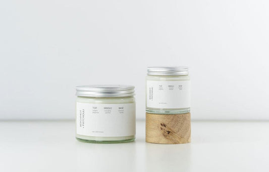 Bergamot + Patchouli Natural Soy Wax Candle