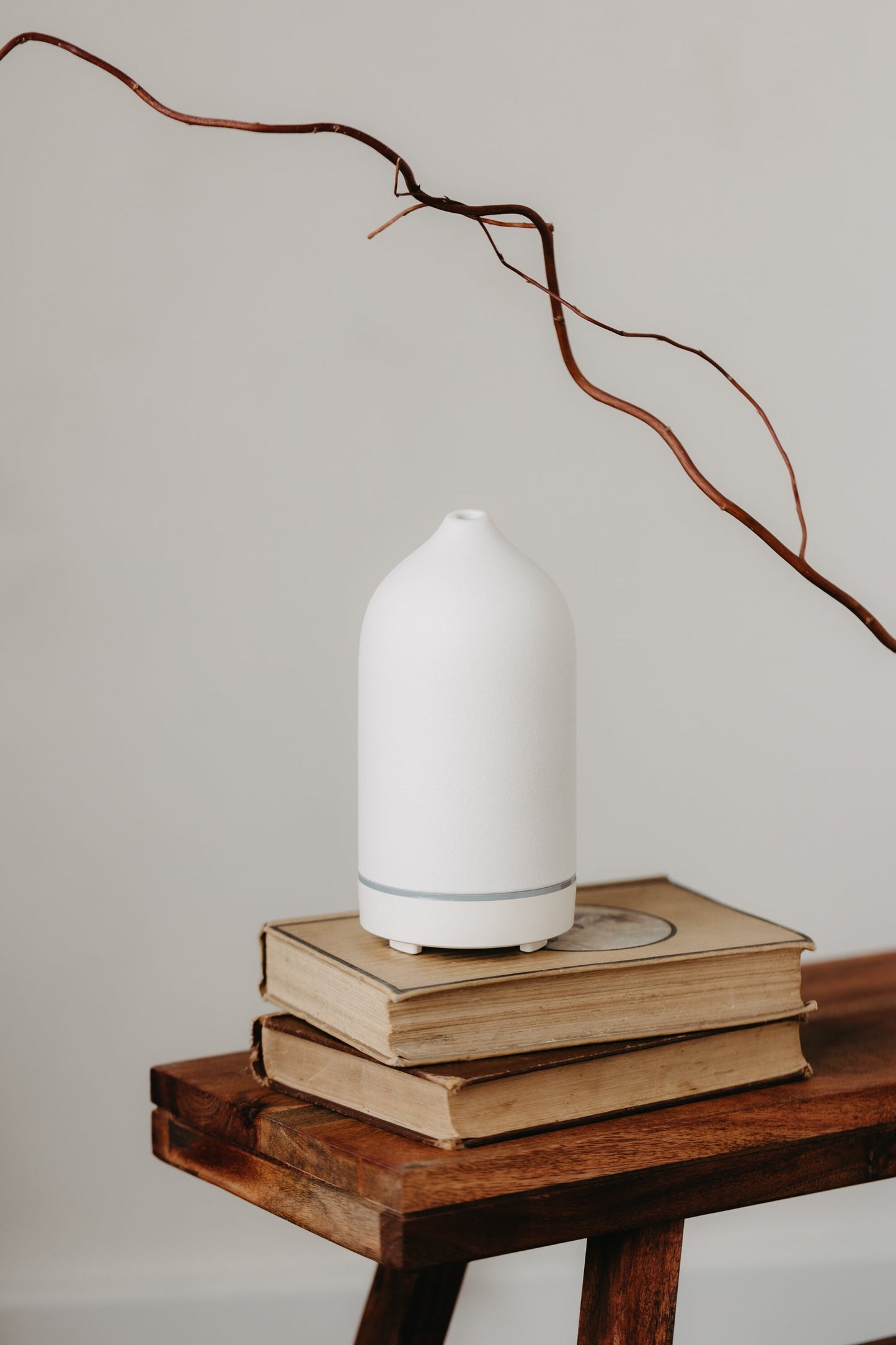 Chalk White Ceramic Electric Aromatherapy Diffuser