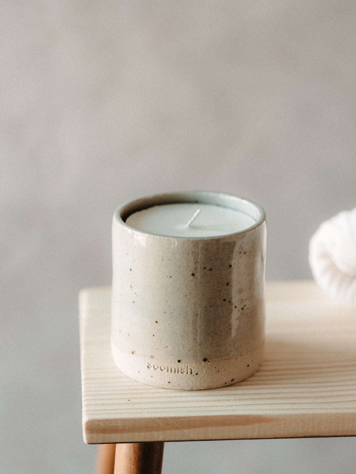 Black Amber + Lavender - MOCHA CREAM SPECKLE GLAZE HANDMADE POT - Super Seconds Festival 2026