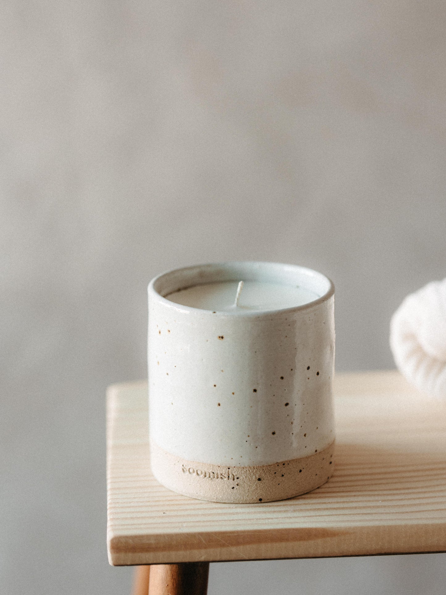 Coconut & Lime - Chalk White Speckle Glaze Handmade Pot - Super Seconds Festival 2026