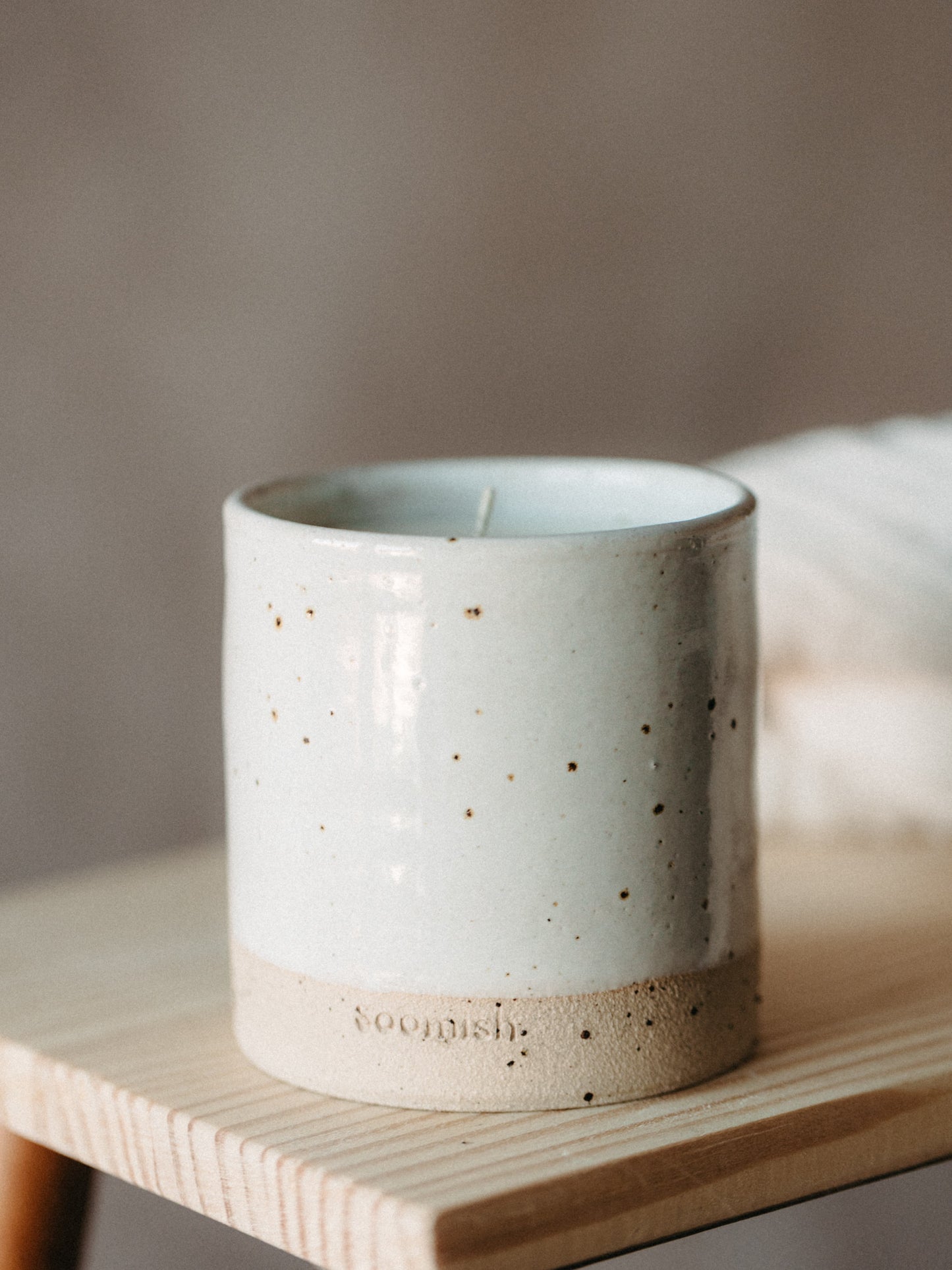 Coconut & Lime - Chalk White Speckle Glaze Handmade Pot - Super Seconds Festival 2026